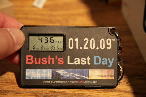 Bush's last day
