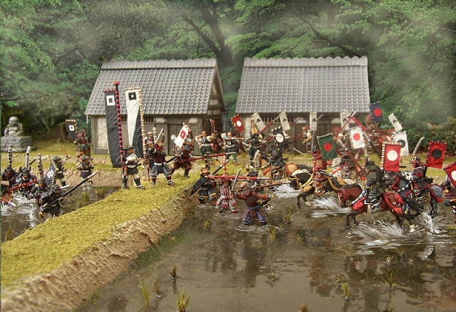 Charge de samouraïs à cheval